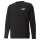 PUMA Herren Langarmshirt - ESS Longsleeve Tee, Rundhals, Baumwolle Schwarz M