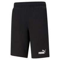 PUMA Herren Shorts - ESS Shorts, Logo, Baumwolle, kurz Schwarz S
