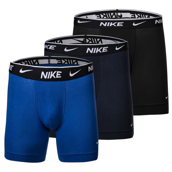 NIKE Mens Boxer Shorts, Pack of 3 - Boxers, Cotton Stretch, unicoloured
