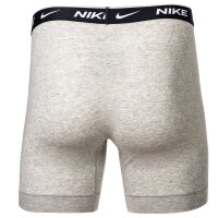 NIKE Mens Boxer Shorts, Pack of 3 - Boxers, Cotton Stretch, unicoloured White/Grey/Black S (Small)