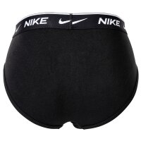 NIKE Herren Slips, 3er Pack - Briefs, Logobund, Cotton Stretch Schwarz M