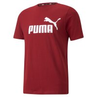 PUMA Herren T-Shirt - ESS Logo Tee, Rundhals, Baumwolle, uni