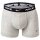 NIKE Herren Boxer Shorts, 3er Pack - Trunks, Logobund, Cotton Stretch Weiß/Grau/Schwarz S