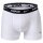 NIKE Herren Boxer Shorts, 3er Pack - Trunks, Logobund, Cotton Stretch Weiß/Grau/Schwarz S