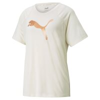 PUMA Damen T-Shirt - Evostripe Tee, Rundhals, Kurzarm, uni