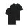 SCHIESSER Mens T-Shirt 2-Pack - Series "95/5", Round Neck, S-XXL Black S (Small)