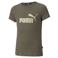 PUMA Mädchen T-Shirt - ESS Logo Tee, Rundhals,...