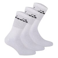 Diadora Unisex Tennissocken - 3er Pack, Logo Weiß...