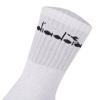 Diadora Unisex Tennissocken - 3er Pack, Logo Weiß 39-42