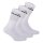 Diadora Unisex Tennis Socks - 3 Pack, Logo White 39-42