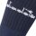 Diadora Unisex Tennissocken - 3er Pack, Logo Dunkelblau 43-46