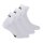 Diadora Unisex Socks - 3 Pack, Quarter, Logo White 39-42
