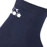 Diadora Unisex Socks - 3 Pack, Quarter, Logo Dark blue 35-38