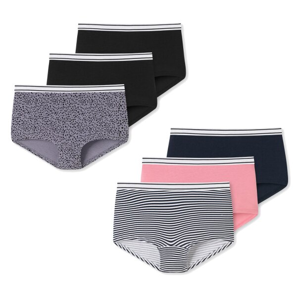 SCHIESSER Girls Shorts 3-Pack - 95/5, Underpants, Pants, 140-176