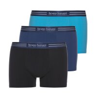 Bruno Banani Mens Boxer Shorts 3 Pack - Essential Cotton, Cotton, Plain