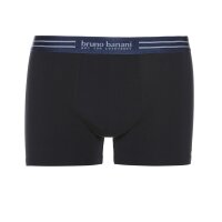 Bruno Banani Mens Boxer Shorts 3 Pack - Essential Cotton, Cotton, Plain Black/Dark Blue/Light Blue S (Small)