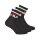 FILA Unisex Socks, 3 Pairs Quarter - short Socks, Sport, Logo Cuff, uni Black 35-38 (3-5 UK)