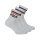 FILA Unisex Socks, 3 Pairs Quarter - short Socks, Sport, Logo Cuff, uni Grey 43-46 (9-11 UK)