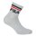 FILA Unisex Socks, 3 Pairs Quarter - short Socks, Sport, Logo Cuff, uni Grey 43-46 (9-11 UK)