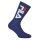 FILA Unisex Socken 2 Paar - Tennissocken, Crew Socks, Frottee, Sport, Logo Blau 35-38