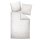 Janine Bed Linen 2 Pieces - Davos, fine Fibre, Cotton, Points Light grey 135x200cm