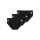 SCHIESSER Mens Briefs 3-Pack - Rio Slip 95/5, Cotton Stretch, side Stripes Black M (Medium) 3er Pack (1x3P)