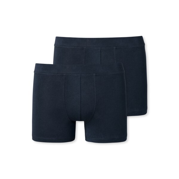 SCHIESSER boys Boxerhorts, pack of 2 - underpants, pants, cotton stretch, 140-176 Dark blue 152 (10-11 years) 2er Pack (1x2P)
