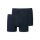 SCHIESSER boys Boxerhorts, pack of 2 - underpants, pants, cotton stretch, 140-176 Dark blue 152 (10-11 years) 2er Pack (1x2P)