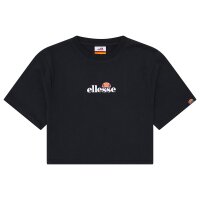 ellesse Damen T-Shirt FIREBALL - Crop-Top, Kurzarm, Rundhals, Logo