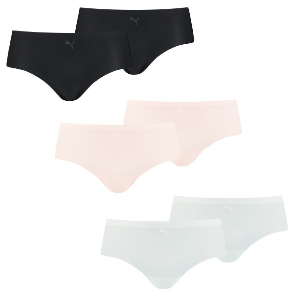 PUMA Womens Hipster, 2-Pack - Underpants, seamless, Microfibre, uni