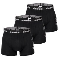 Diadora Mens Boxer Shorts, Pack of 3 - Boxers, Logo, Cotton Stretch, unicoloured