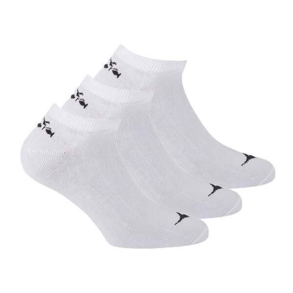 Diadora Unisex Sneaker Socks - 3 Pack, Logo White 35-38