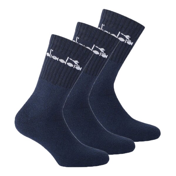 Diadora Unisex Tennissocken - Vorteilspack, Logo Dunkelblau 43-46 6er Pack (2x3P)