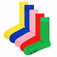Happy Socks 5 pack unisex socks, gift box, mixed colours