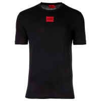 HUGO Mens T-Shirt - Diragolino212 round neck, logo,1/2 sleeve, cotton