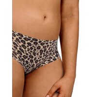 Chantelle Damen Shorty-Slip - SoftStretch, nahtlos, unsichtbar, Einheitsgröße 36-44, Muster Schwarz/Nude One Size