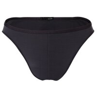 HOM Mens Micro Briefs Plumes - Ultralight Microfiber, Slip, Underwear, Stretch, plain Anthracite  XL (X-Large)