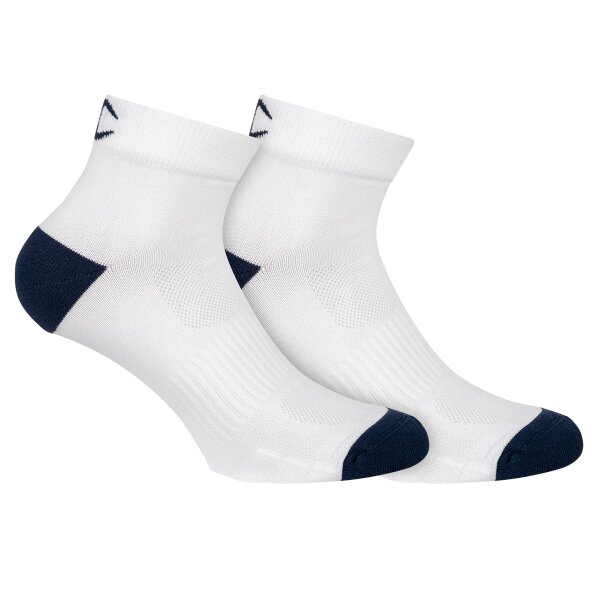 Champion Unisex Socken - Sportsocken, Ankle Socks, Performance 2er Pack Weiß 35-38