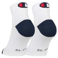 Champion Unisex Socks - Sports Socks, Ankle Socks, Performance 2 Pack White 35-38 (UK 3-5)