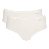 Sloggi Ladies Brief Midi - Zero One, 2-pack, microfiber, solid color White XL (X-Large)