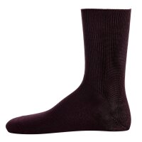 Hudson Herren Socken, 1 Paar - Relax Soft,  Strumpf, ohne Gummifäden, einfarbig Dunkelbraun 39-42 EU