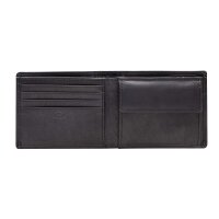 Strellson Mens Wallet, genuine Leather - Blackwall Billfold H8 1, 10x12x3cm (HxWxD) Black