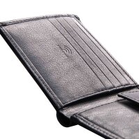 Strellson Mens Wallet, genuine Leather - Blackwall Billfold H8 1, 10x12x3cm (HxWxD) Black