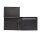 Strellson Mens Wallet, genuine Leather - Blackwall Billfold H7, 9,5x12,5x3cm (HxWxD) Black