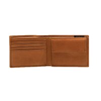 Strellson Herren Geldbörse, echtes Leder - Blackwall Billfold H7, 9,5x12,5x3cm (HxBxT) Hellbraun