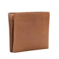 Strellson Herren Geldbörse, echtes Leder - Blackwall Billfold H7, 9,5x12,5x3cm (HxBxT) Hellbraun