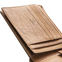 Strellson Herren Geldbörse, echtes Leder - Blackwall Billfold H7, 9,5x12,5x3cm (HxBxT) Hellbraun