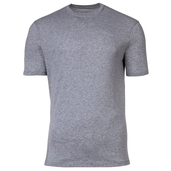 A|X ARMANI EXCHANGE Herren T-Shirt - Logoschrift, Rundhals, Cotton Stretch