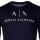 A|X ARMANI EXCHANGE Herren Langarmshirt - Longsleeve, Rundhals, Logo, Cotton Marine S