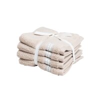 GANT Seiftuch, Organic Premium Towel, 4er Pack - 30x30 cm, Frottee